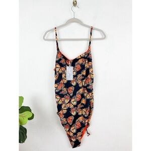 NWT Taluca Butterfly Print One Piece Swimsuit Sz XXXXL